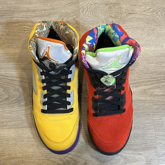 Retro Jordan 5 “What The” Size 8.5 Men’s - Lightly Worn, Authentic NO BOX - Picture 2 of 7